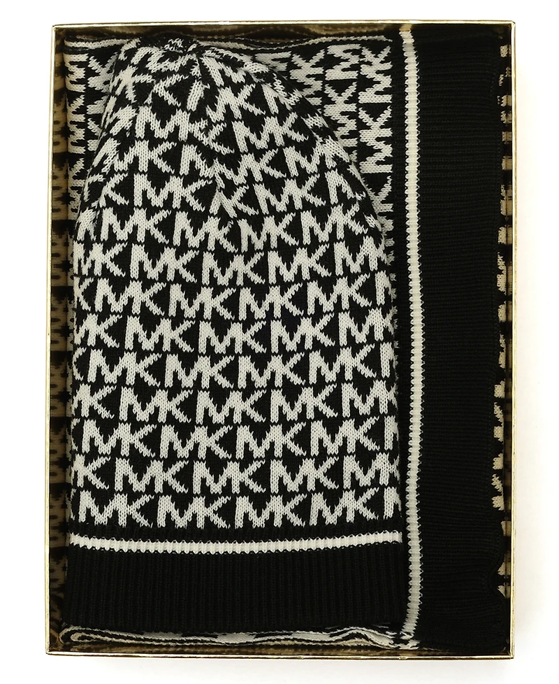 Michael Kors Women's 2-Piece Beanie and Scarf Box Set