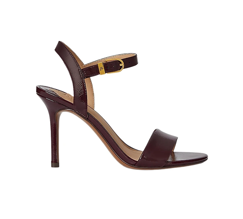 Lauren Ralph Women's Gwen Nappa Stiletto Heel Sandals