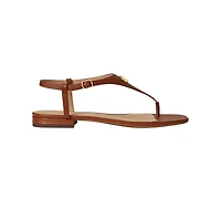 Lauren Ralph Lauren Everley Ii Crosshatch Leather Sandal