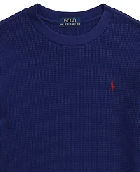 Polo Ralph Lauren Toddler and Little Boys Waffle-Knit Cotton Long-Sleeve Tee