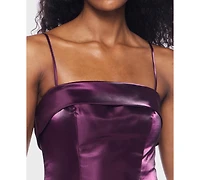 Alex & Sophia Juniors' Square Neck Short Dress