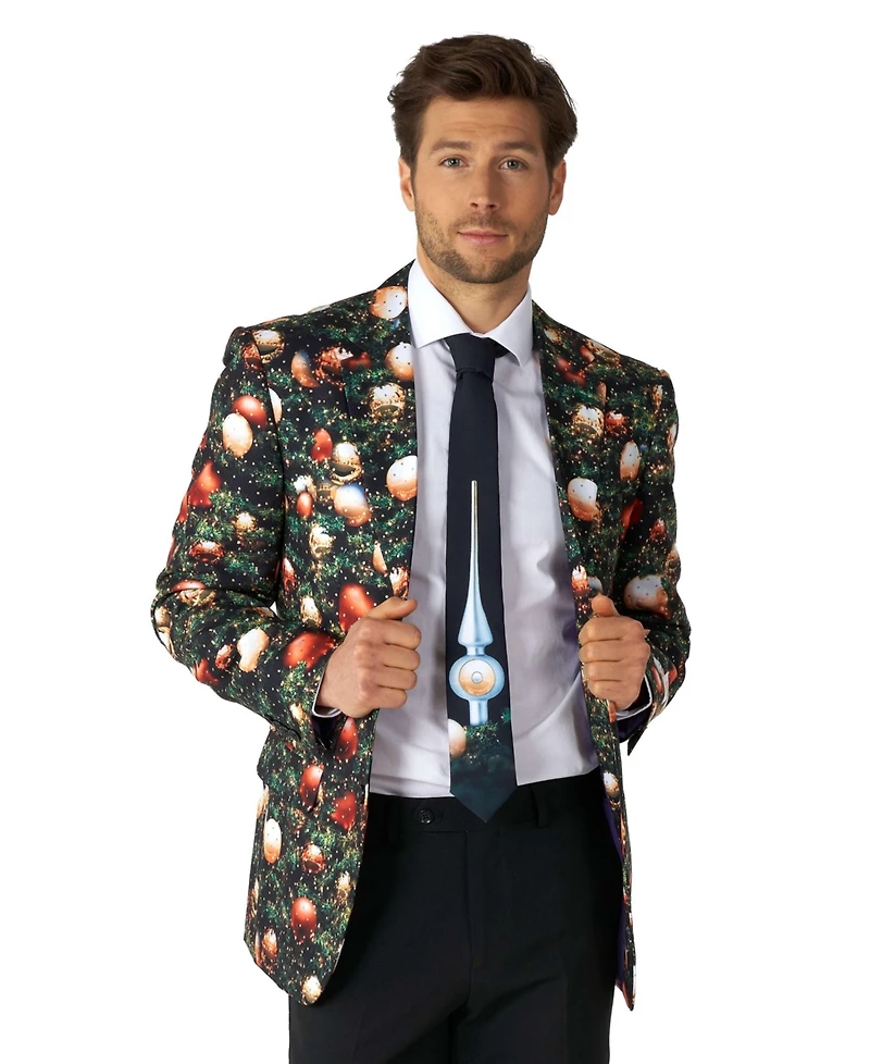 OppoSuits Men's Shiny Star Suit - Christmas & Nye Party Outfit