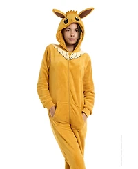 OppoSuits Men's Official Eevee Union Suit - Pokemon Body for Adults Brown