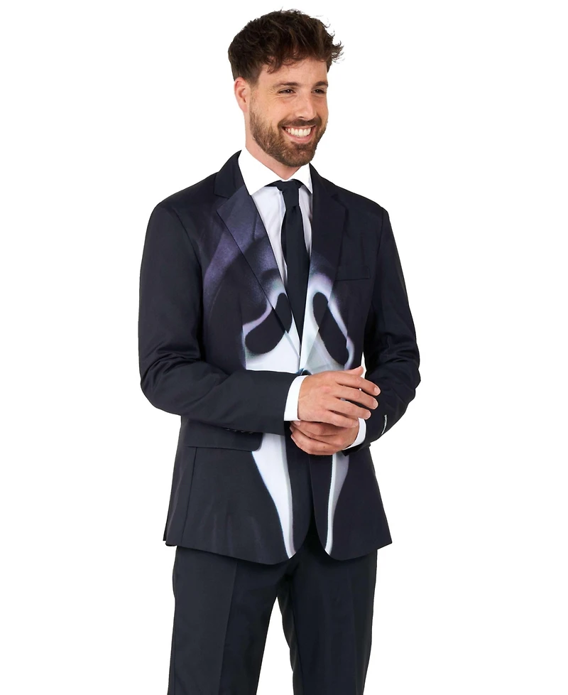 Suitmeister Men's Official GhostFace Suit- Halloween Theme Party Costume - Horror Costume