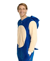 OppoSuits Men's Official Knuckles Union Suit - Sonic the Hedgehog Body for Adults Red