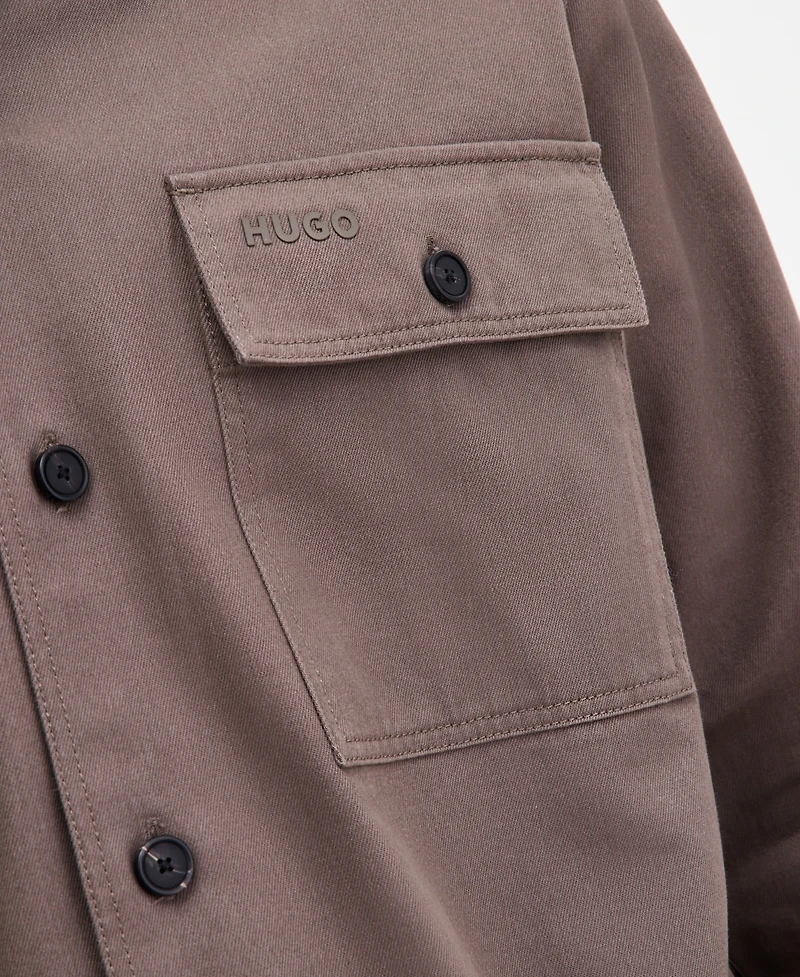 Hugo by Boss Men's Epoldo Oversized-Fit Long-Sleeve Shirt