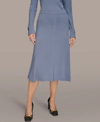Donna Karan New York Women's Seaming Sweater Skirt