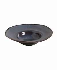 Porto Brasil 11.02" Stoneware Deep Rim Plates, Set of 4