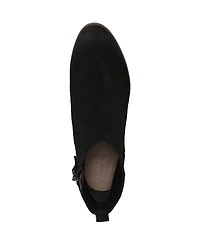 Dr. Scholl's Women's Anya Stacked Block Heel Zip Short Boots