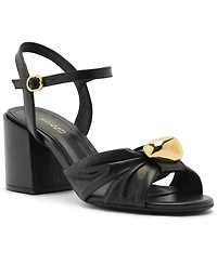 Arezzo Women's Flora Mid Block Heel Sandals