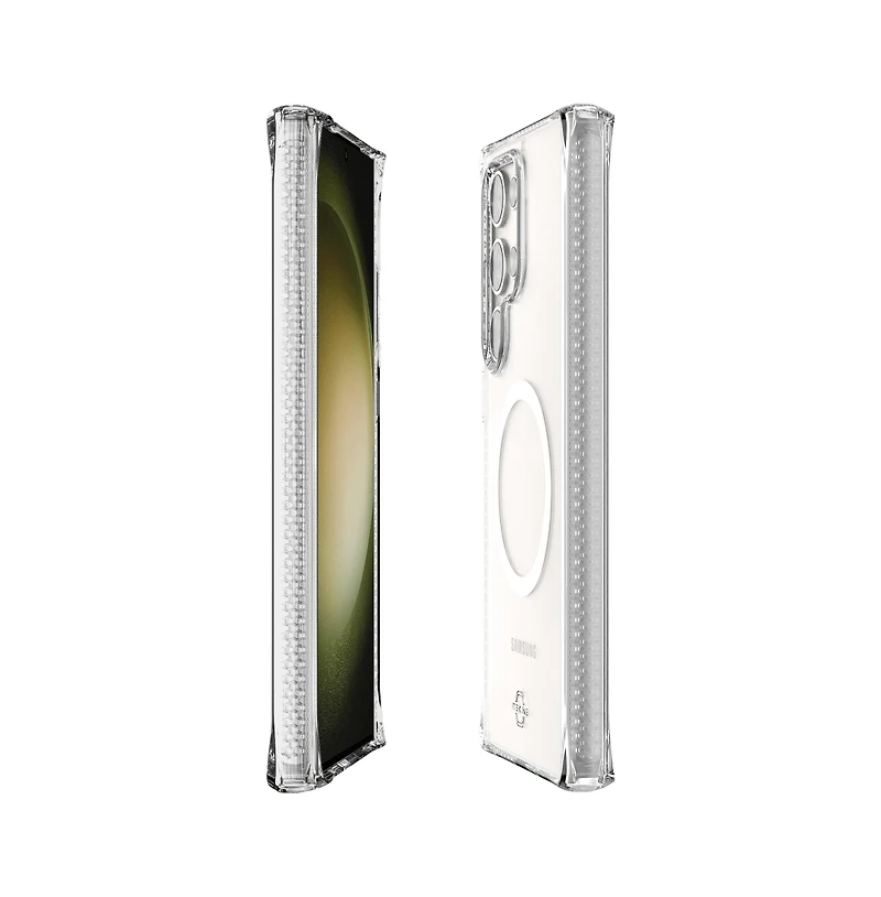 ITSkins Hybrid_R Clear MagSafe Case for Samsung Galaxy S24 Ultra