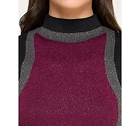 Invitee Juniors' Sleeveless Mock Neck Midi Sweaterdress