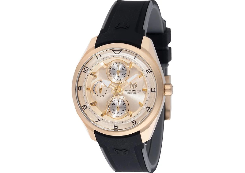 Technomarine Women's Tm-318114 Ocean Quartz Gold Dial Watch