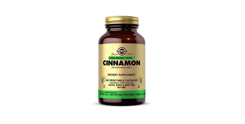 Solgar Fp Cinnamon Vegetable Capsules ,100 V Caps
