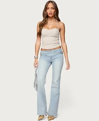 Edikted Women's Jesika Sweetheart Halter Top