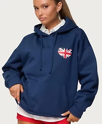 Edikted Women's Love London Oversized Hoodie