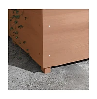 Chic Crate Outsunny Raised Garden Bed with Arch Trellis