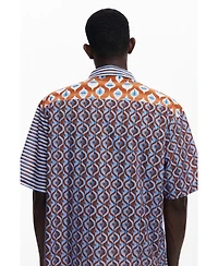 Desigual Men's Short-sleeve shirt with suns