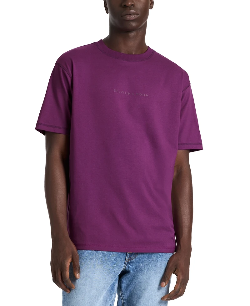 Scotch & Soda Men's Core Logo Front T-Shirt