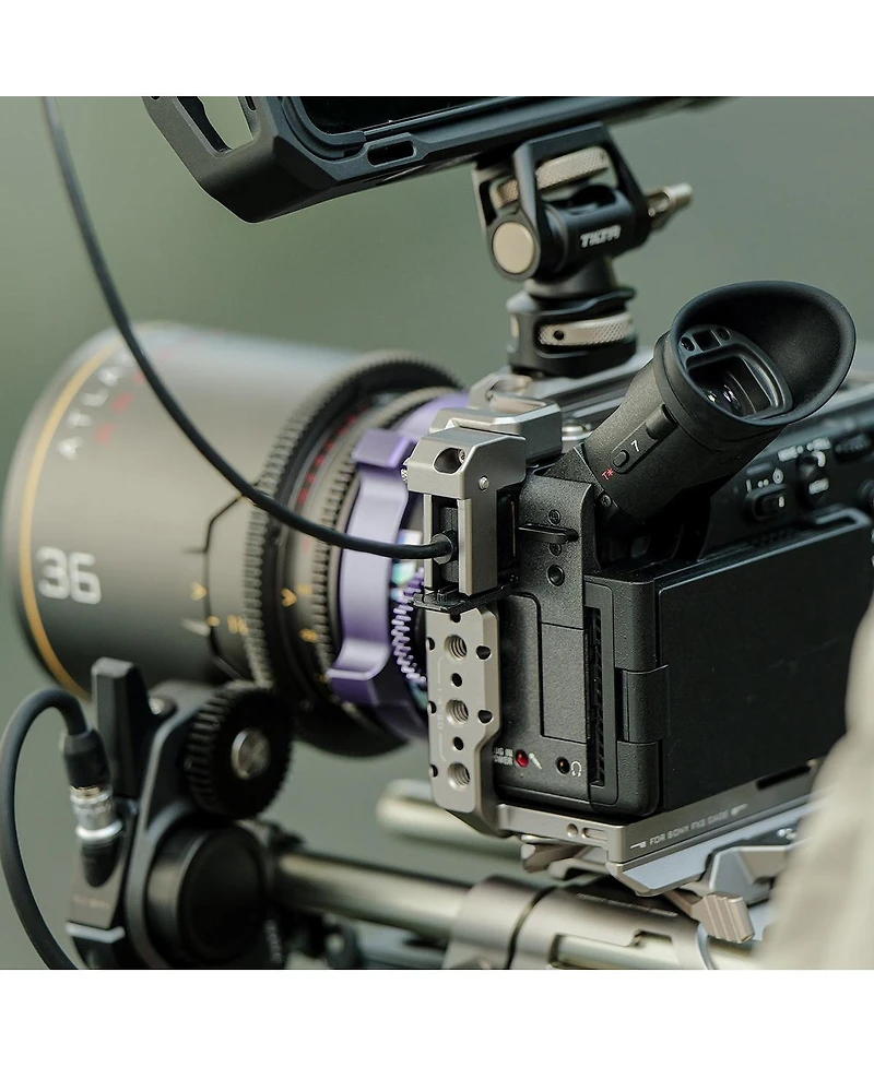 Tilta Full Camera Cage Base Kit for Sony FX2, Titanium Gray