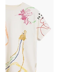 Desigual Boys's Short sleeve brushstroke T-shirt