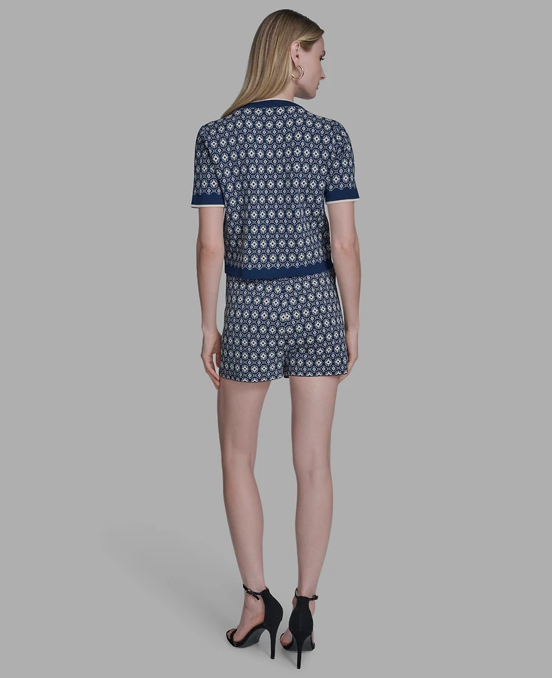 Bcbg Women's 2-Piece Printed T-Shirt and Shorts Set