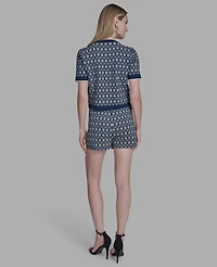 Bcbg Women's 2-Piece Printed T-Shirt and Shorts Set