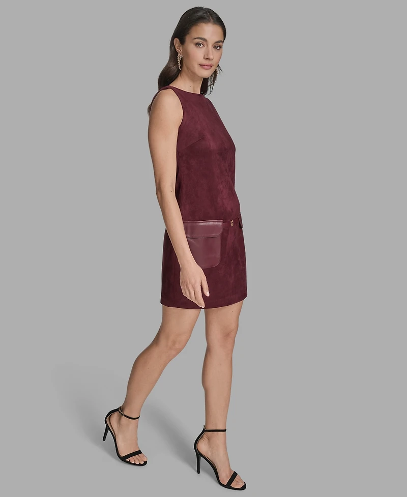 Bcbg Women's Sleeveless Boat Neck Dress