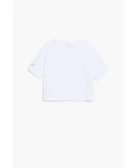 Desigual Girls Girls's Stitch cropped T-shirt
