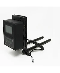 Core Swx 15mm Rail Mount Cheese Plate with V-Mount Battery Plate and 10" 2-Pin Coil Cable for Blackmagic Pocket 4K & 6K