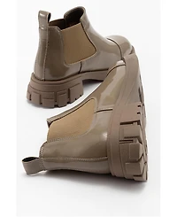 Prologue Shoes Cafune Patent Platform Boot (Women)