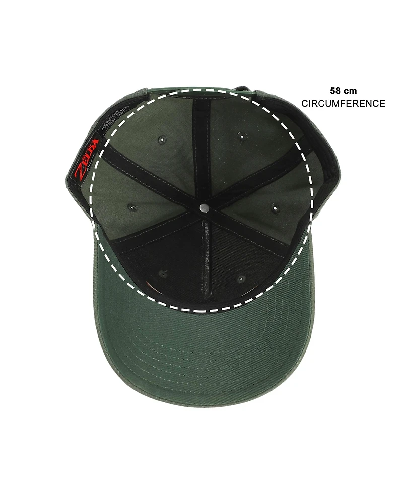 The Legend of Zelda Men's Legend Of Zelda Hyrule Crest Embroidery Poly Wool B104 Baseball Cap Snapback