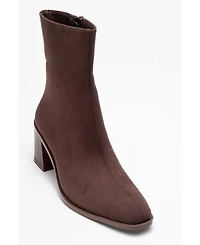 Prologue Shoes Chara Block Heel Ankle Boot (Women)