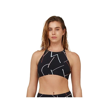 Free Sport by gottex Women's Kai High Neck Bikini Top