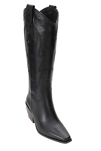 Forever & Always Shoes Pietro Leather Western Knee High Boot (Women)