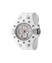 Invicta Men's 48121 S1 Rally Quartz 0 Silver, Red Dial Watch