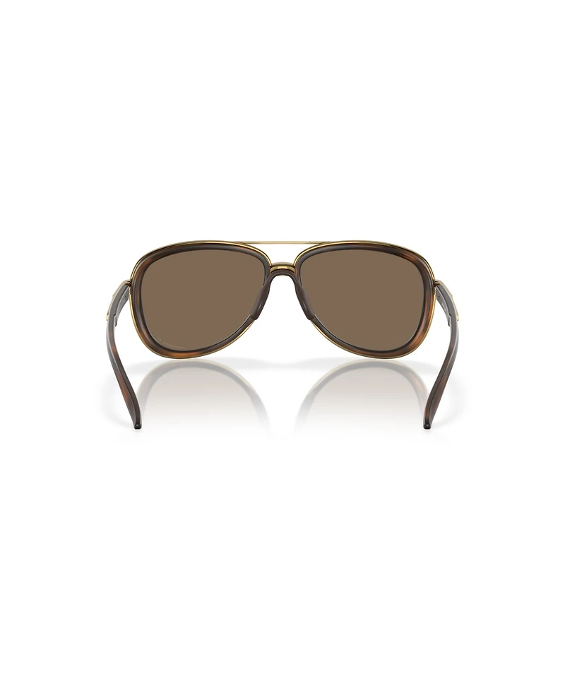 Oakley Women's Polarized Sunglasses, Split Time OO4129
