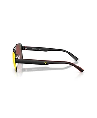 Scuderia Ferrari Men's Rectangle Sunglasses