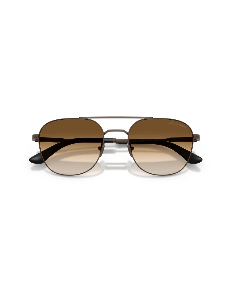 Giorgio Armani Men's Rectangle Sunglasses, AR6178