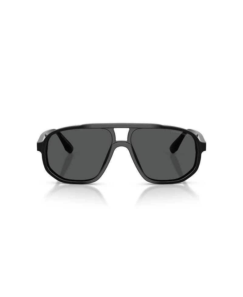 Emporio Armani Men's Pilot Sunglasses, EA4263U