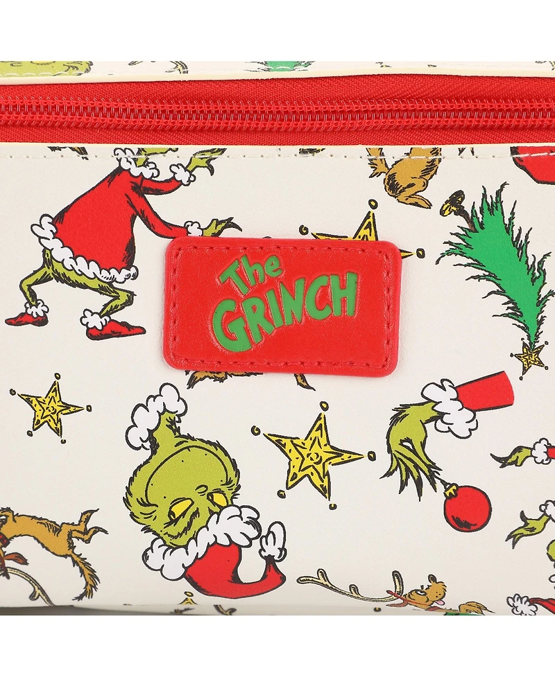 The Grinch Holiday All-Over Print Women's Novelty Cosmetic Bag