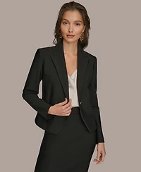 Donna Karan New York Women's Peplum Long Sleeve Jacket