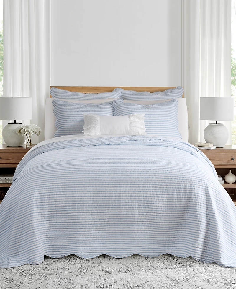 Levtex Home Martha Stripe Reversible -Pc. Bedspread Set