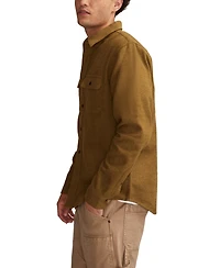 Lucky Brand Men's Solid Cloud Soft Flannel Long Sleeve Shirt