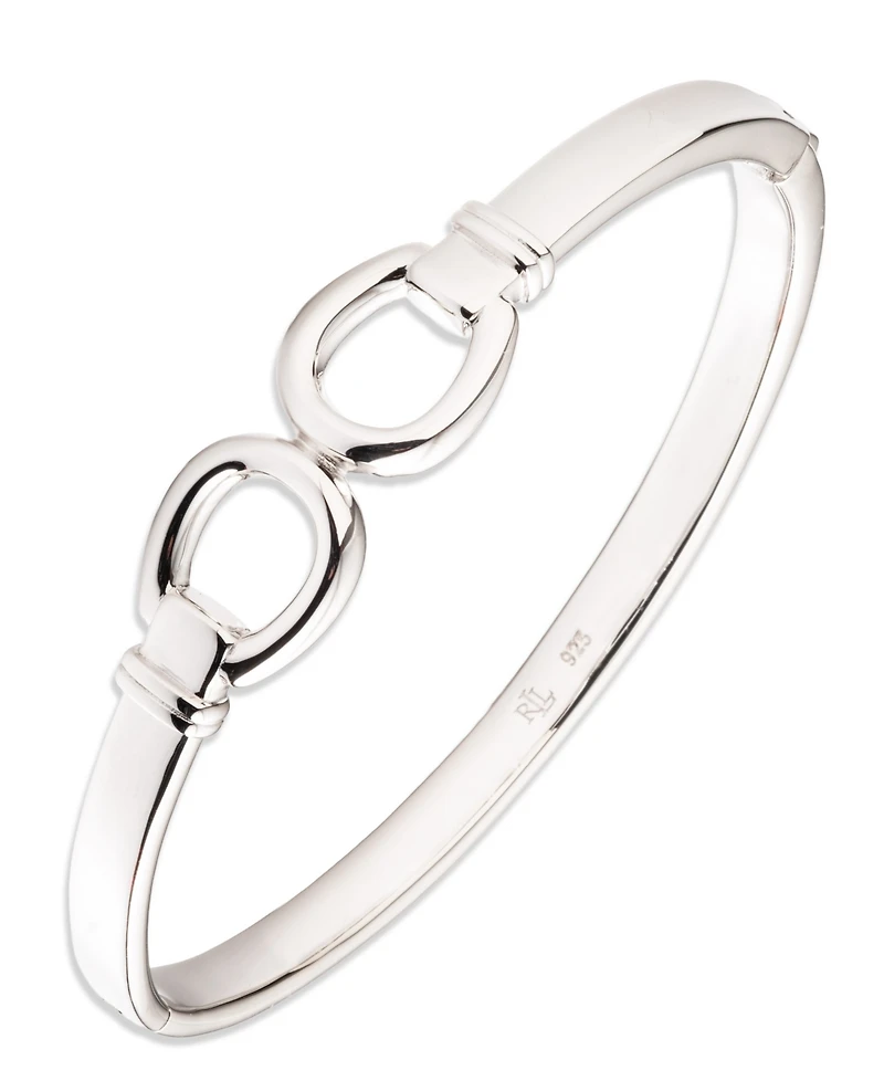 Lauren Ralph Lauren Sterling Silver Horsebit Bangle