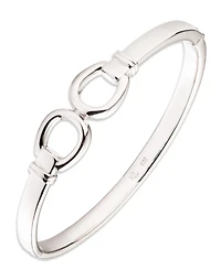 Lauren Ralph Lauren Sterling Silver Horsebit Bangle