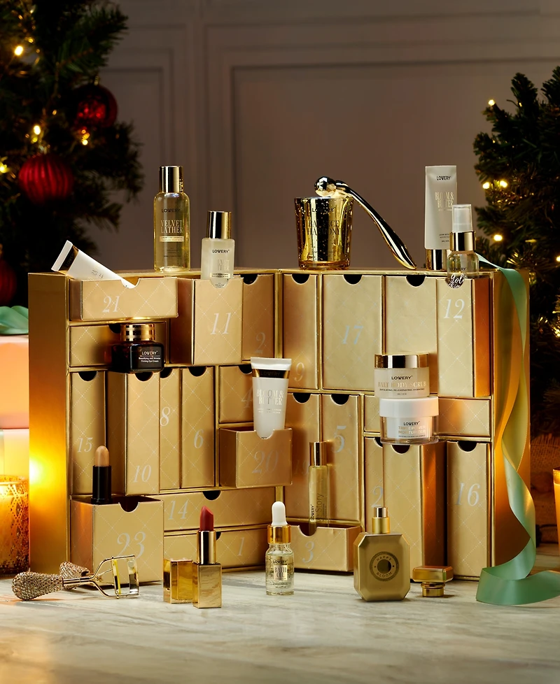 Lovery 24-Pc. Luxury Skincare and Beauty Advent Calendar Set