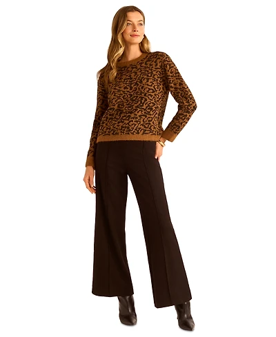 Vince Camuto Women's Wide Leg Center Seam Pants