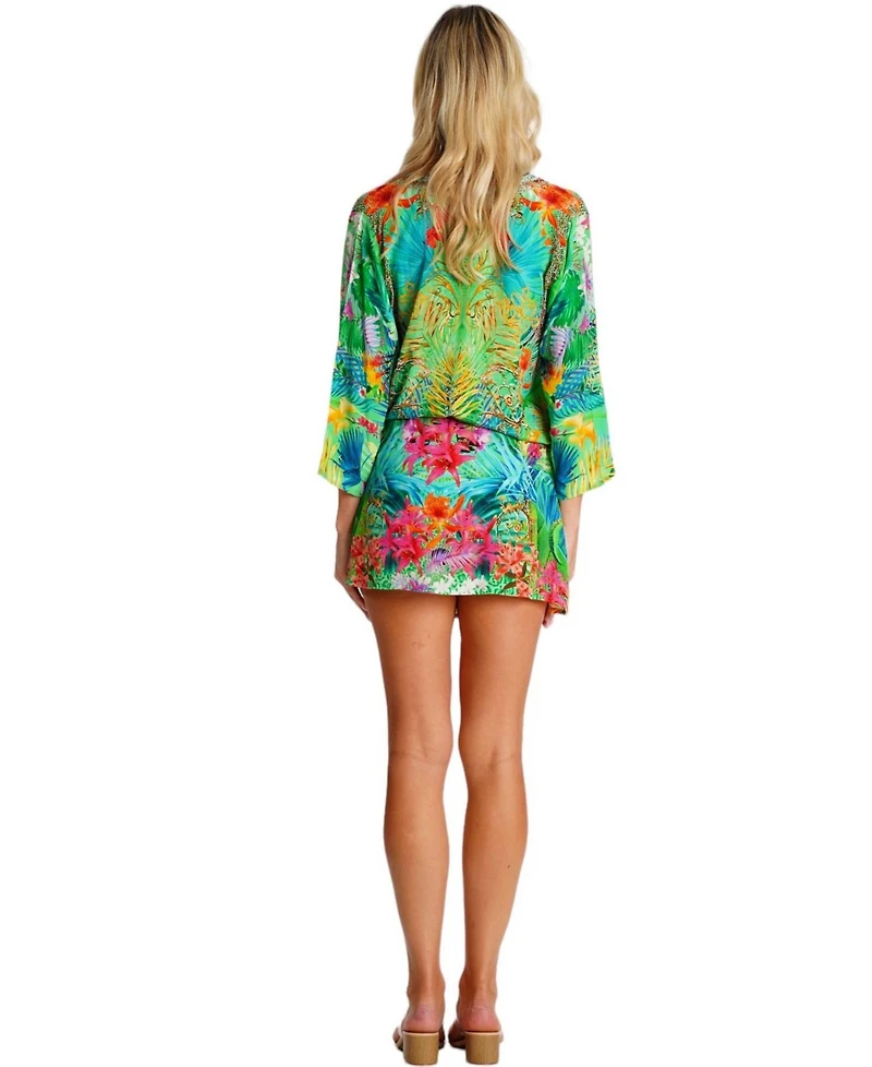 La Moda Clothing Women's Short Tunic Dress