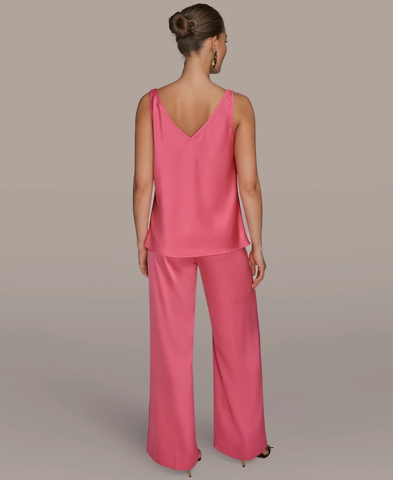 Donna Karan New York Women's Sleeveless Twisted-Strap Camisole Top